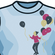 Girl with Balloons T-shirt