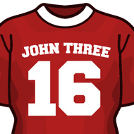 John Three 16 Jersey