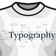 Typography Chart shirt